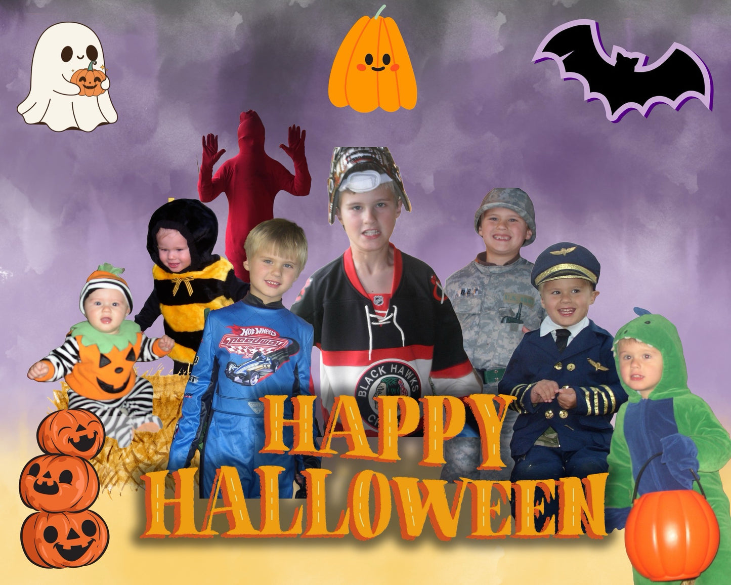 Customized Halloween Collage